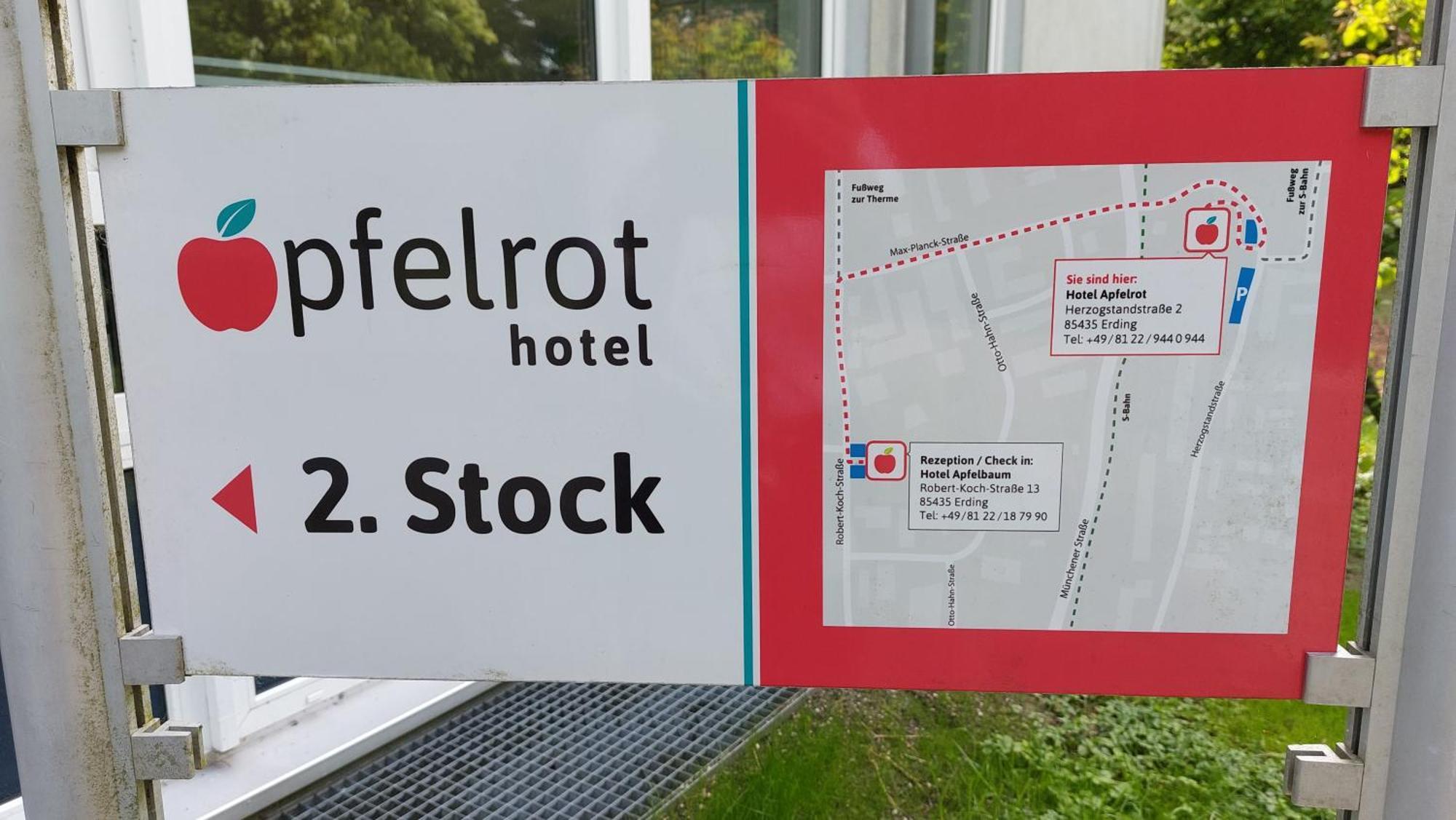 Hotel-Etage Apfelrot Erding Bagian luar foto